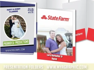 1,000 Presentation Folders 9"x12