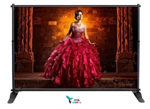 Wide Format Banner 10' x 8' - No Hems - Does not include stand.